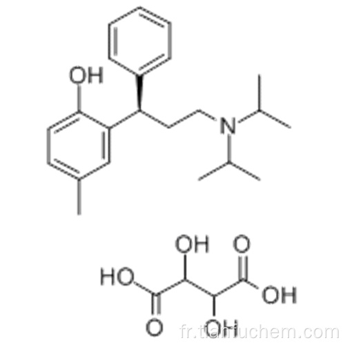 Tartrate de toltérodine CAS 124937-52-6